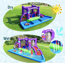 Waterslide Octopus Castle